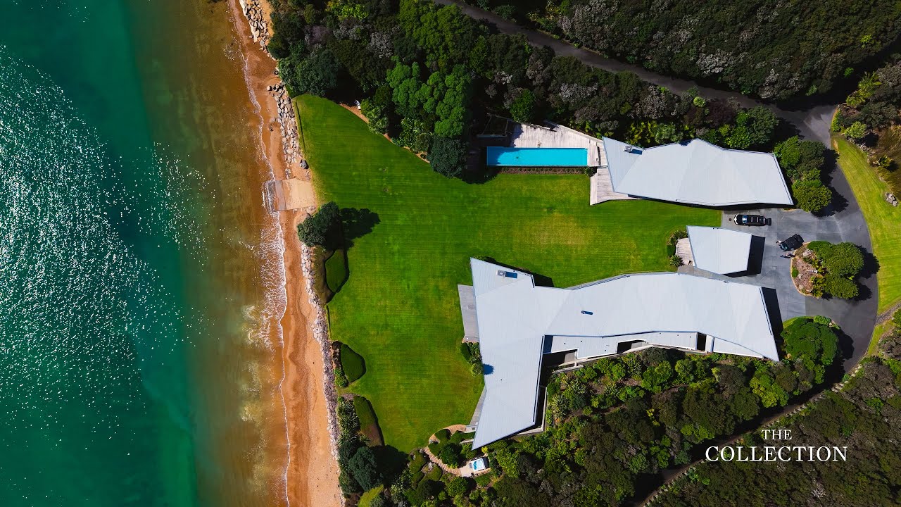 Új-Zéland egyik legritkább, 20 millió dollár értékű tengerparti birtoka