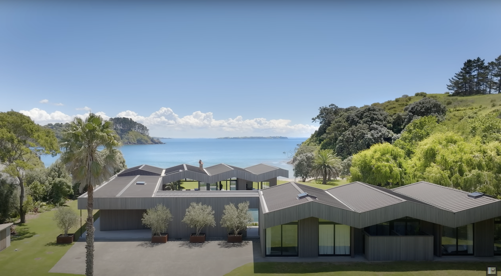 Álomotthon Új-Zélandon saját privát tengerparttal