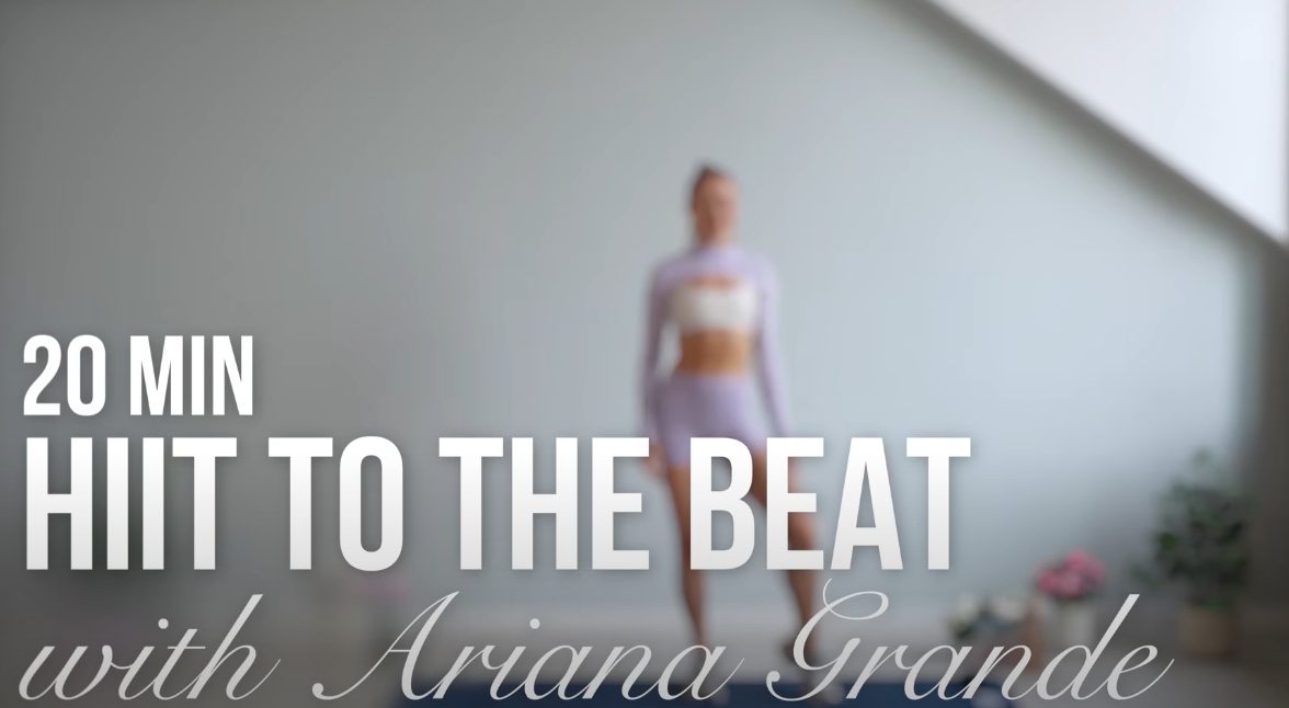 Húszperces edzés Ariana Grande-vel - mármint a zenéjével