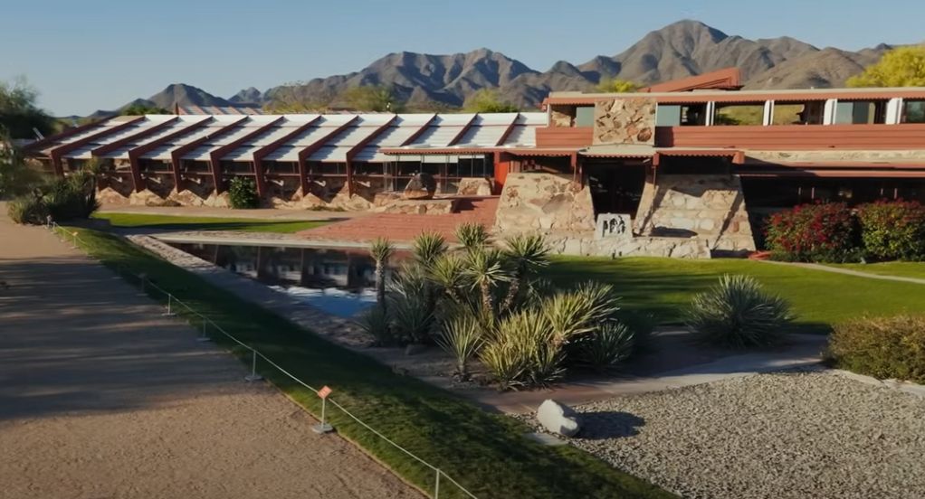 Frank Lloyd Wright sivatagi tervezőműhelye