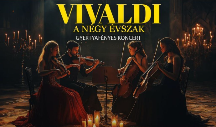 Vivaldi Négy Évszak - Gyertyafényes Koncert - 2025.06.27 18 óra Eiffel Műhelyház