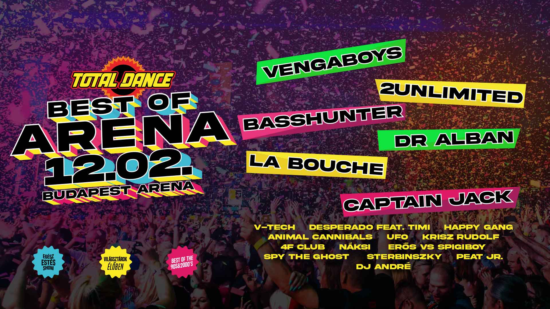 Total Dance Best of Aréna - 2023.12.02. 19. óra Papp László Sportaréna